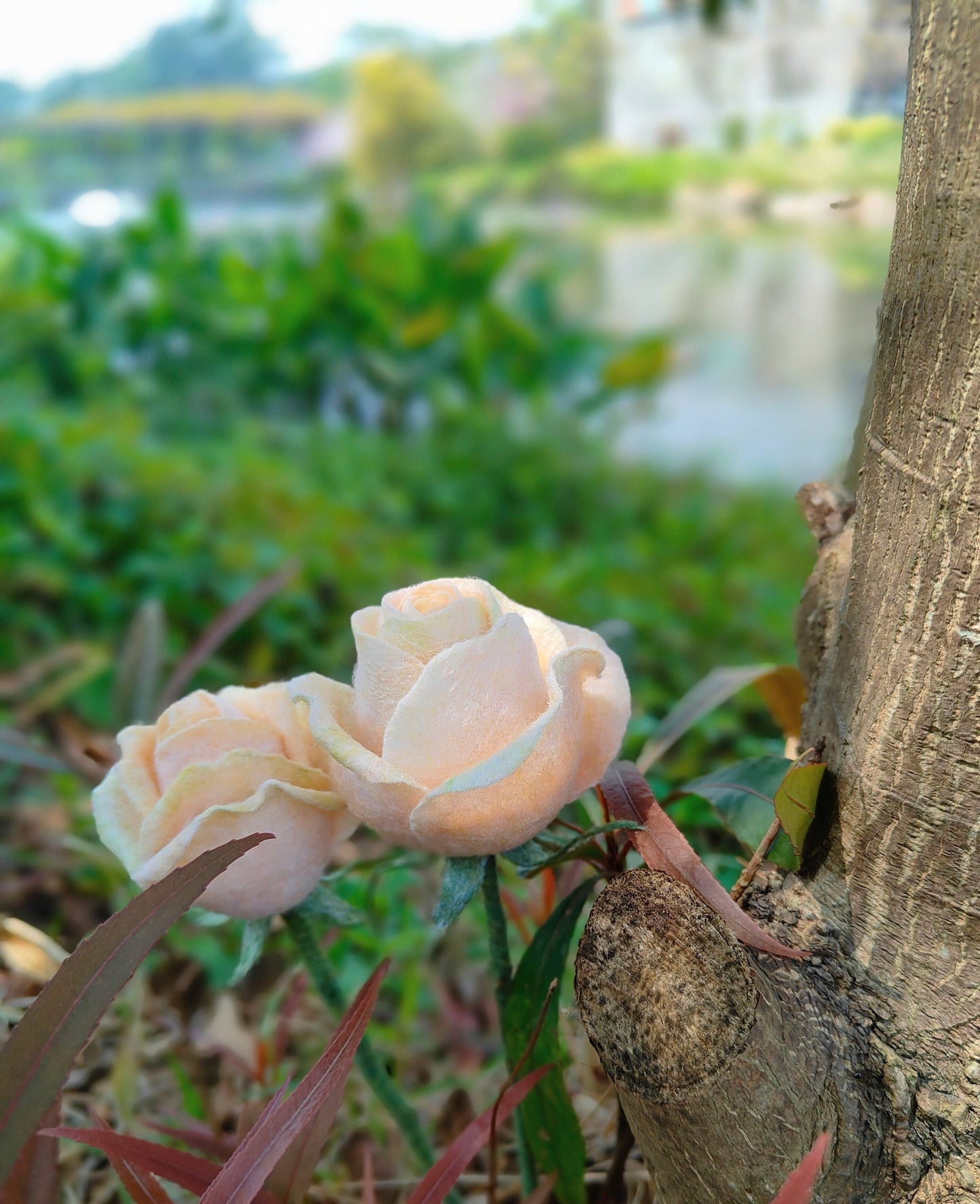 Custom Colour(include single colour or colour gradient) Wool Felt Flower - Misc image 14