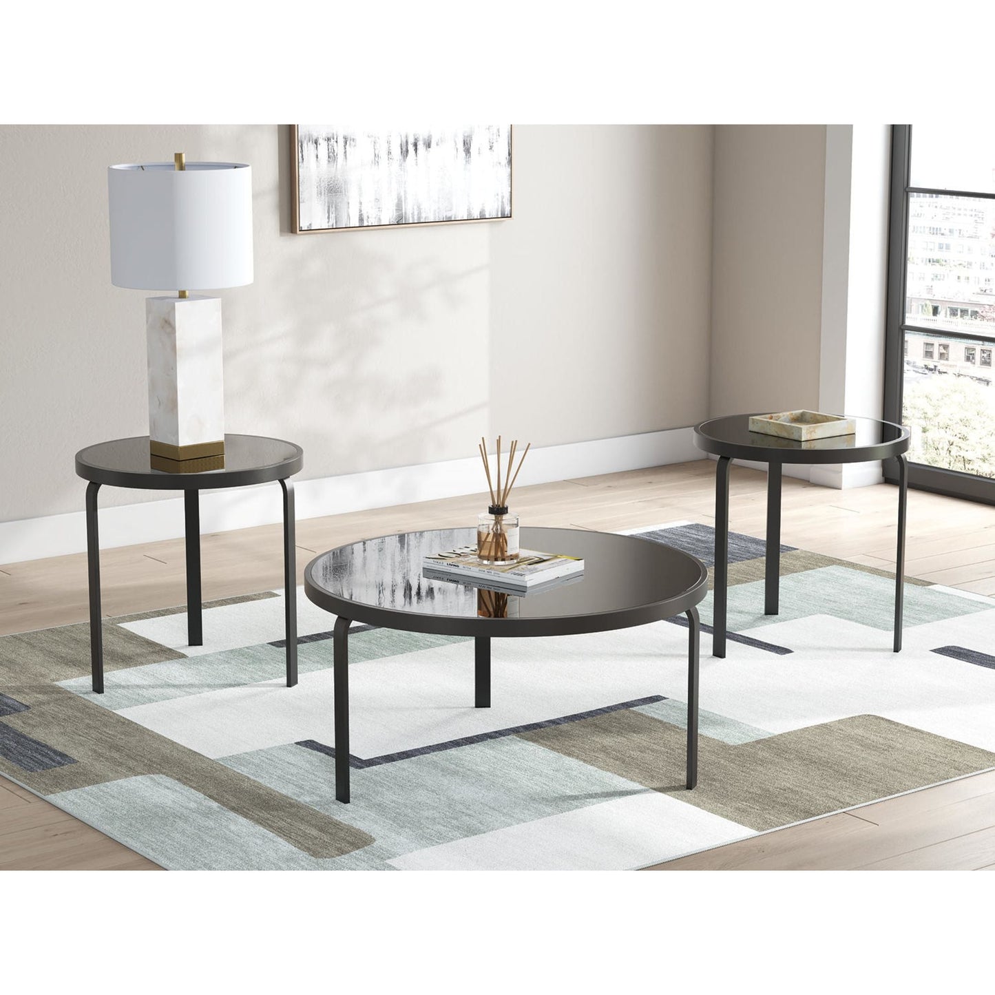 Dorylin 3 Pack Tables - Black - Misc image 1