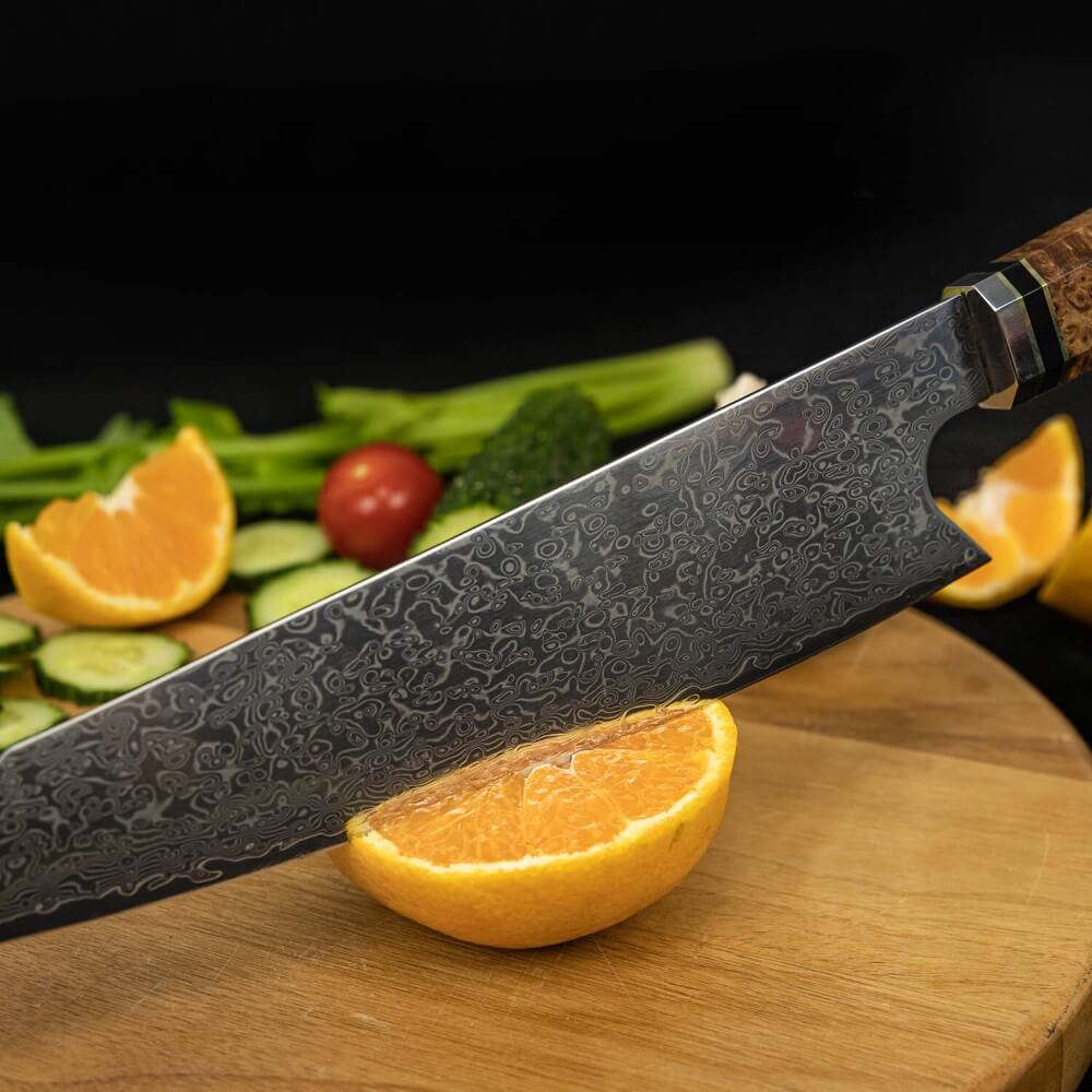 Kiritsuke Damascus Japanese Chef Knife - Misc image 12