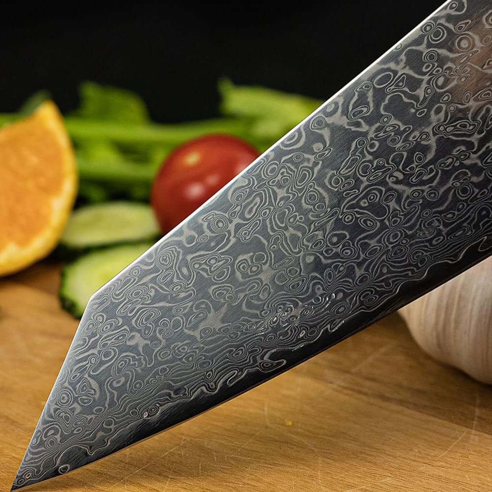 Kiritsuke Damascus Japanese Chef Knife - Misc image 13