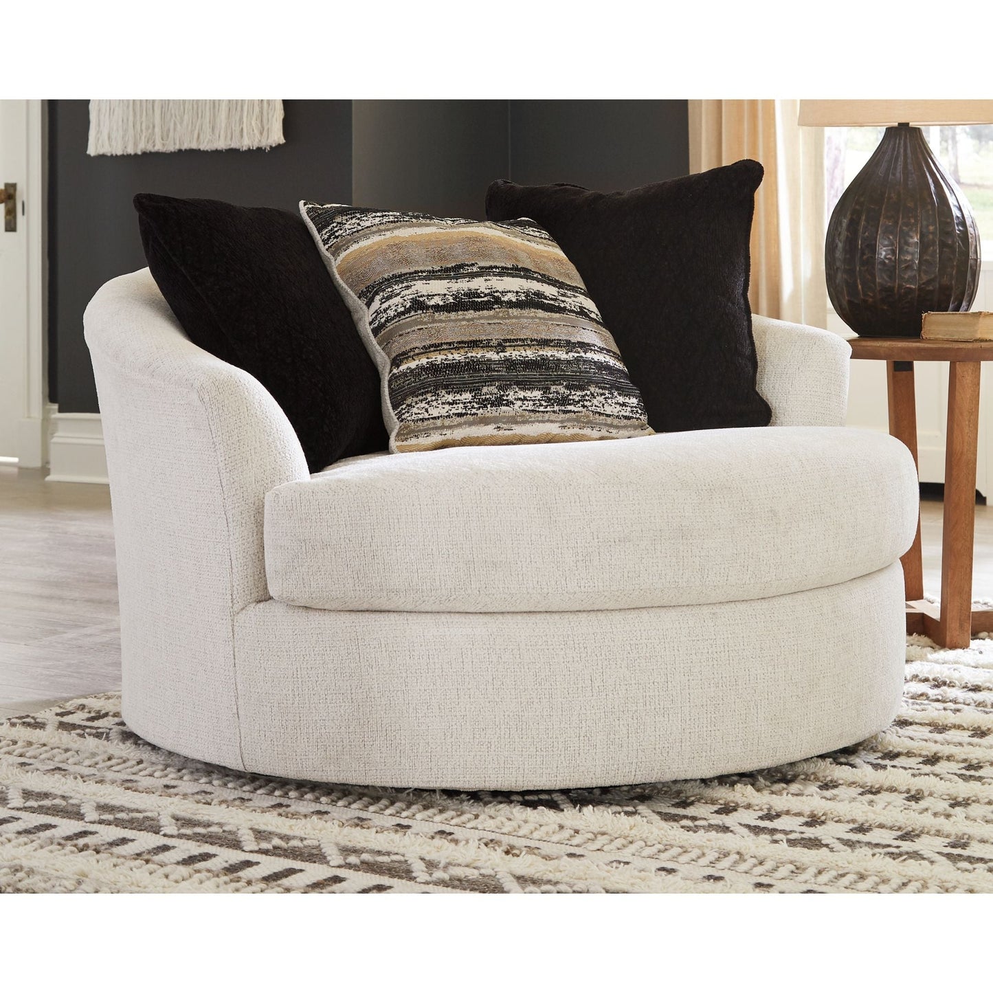 Cambri-Exclusive Oversize Swivel Accent Chair - Misc image 2