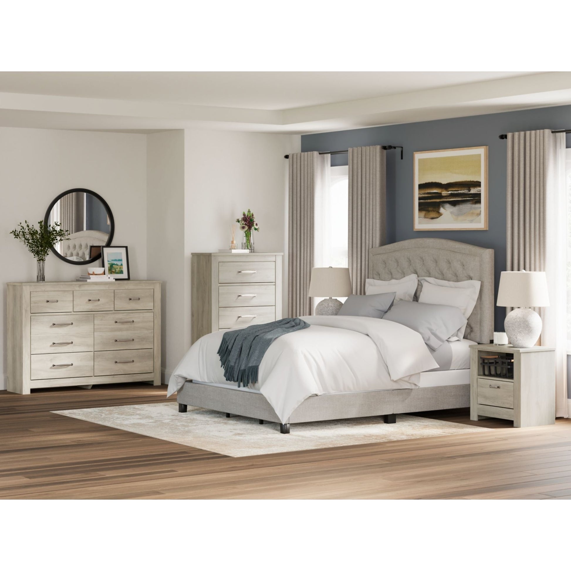 Jerary Upholstered Bed - Misc image 3