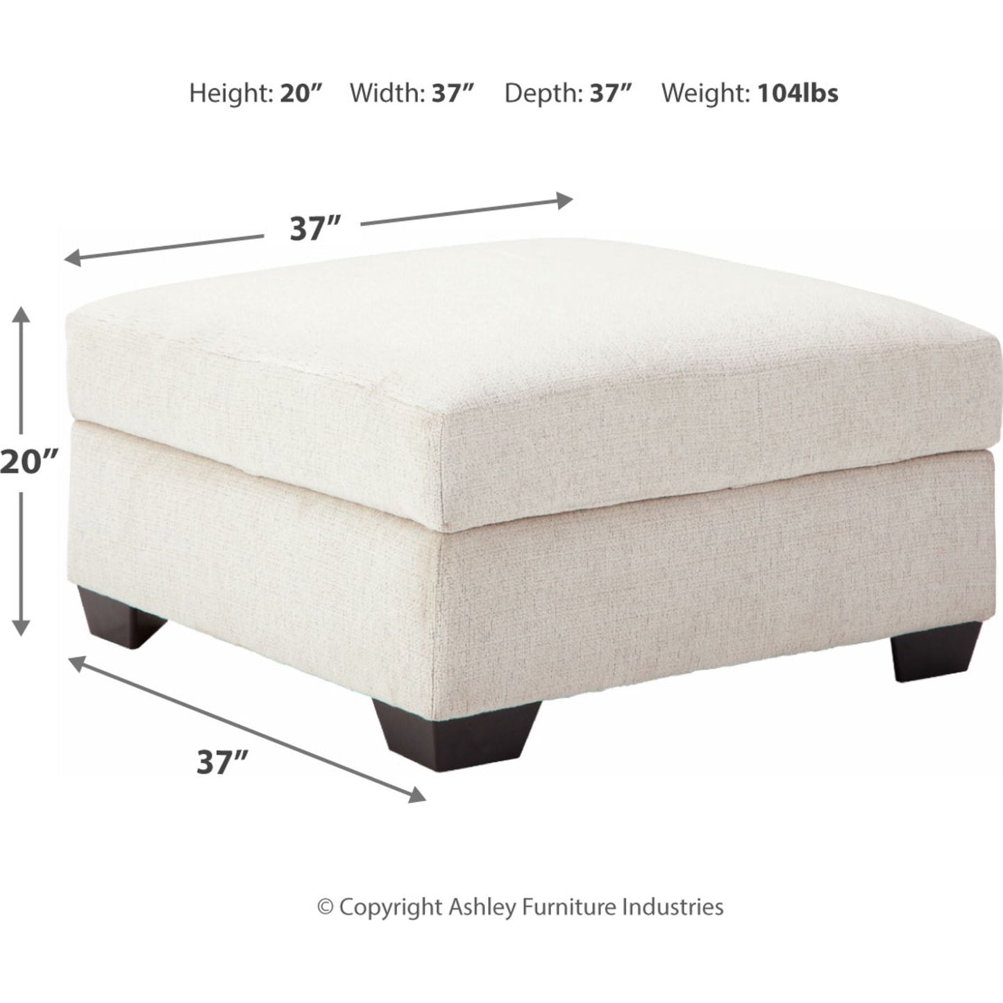 Cambri-Exclusive Ottoman with Storage - Misc image 4