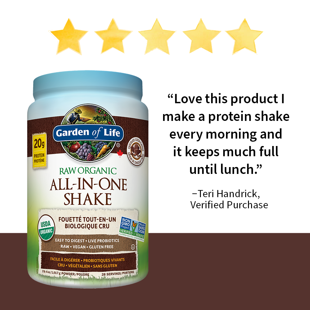 Raw Organic ALL-IN-ONE Shake - Chocolate Cacao - Misc image 8