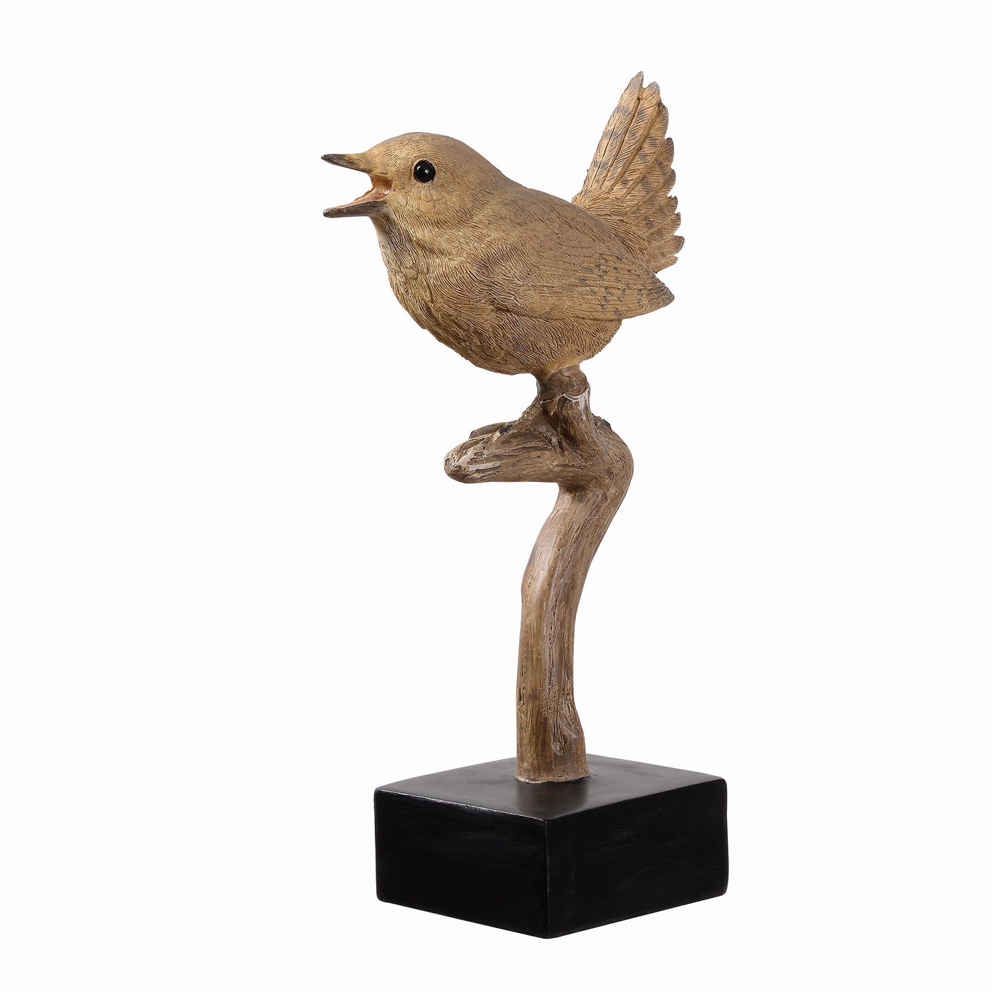 53008-D - Sing Bird On Branch Lifelike Resin Bird Home Tabletop Decor - Furniture image 7
