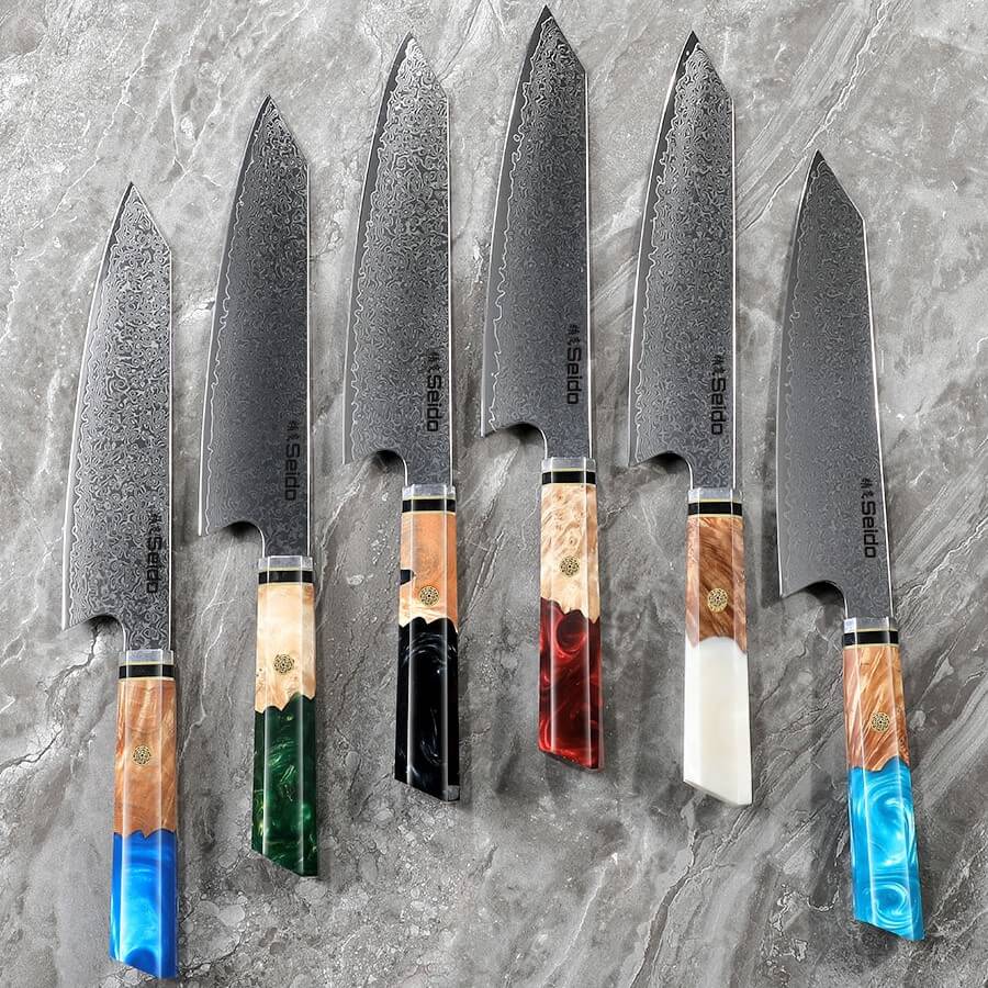 Kiritsuke Damascus Japanese Chef Knife - Misc image 8