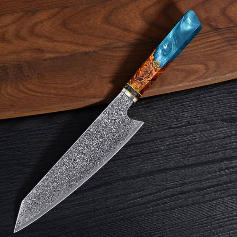 Kiritsuke Damascus Japanese Chef Knife - Misc image 16