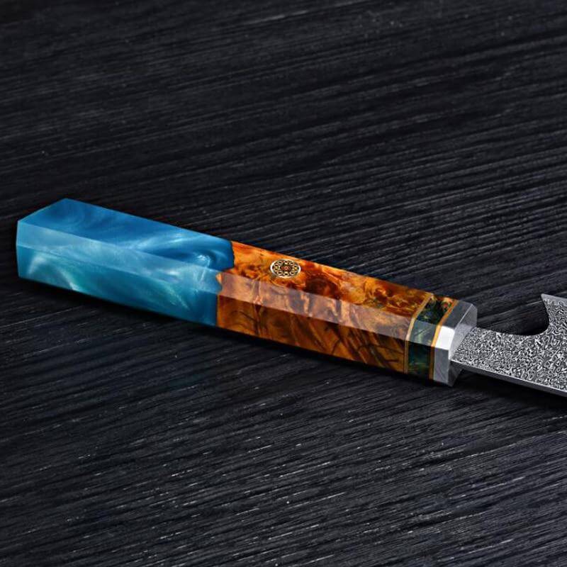 Kiritsuke Damascus Japanese Chef Knife - Misc image 14
