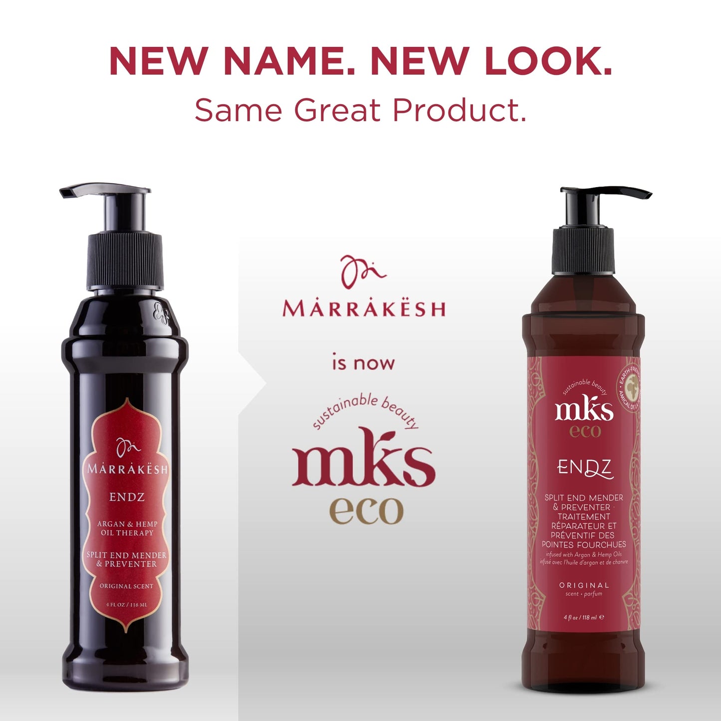 MKS eco Endz, Original Scent - 4 fl oz - Split End Mender & Preventer - Moroccan Argan Oil, Hemp Seed Oil - Vegan & Cruelty Free - Misc image 7