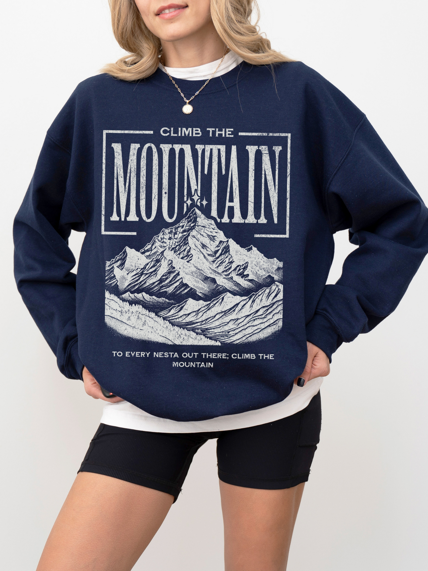 Climb the mountain sweatshirt | ACOTAR Merch - Apparel image 6