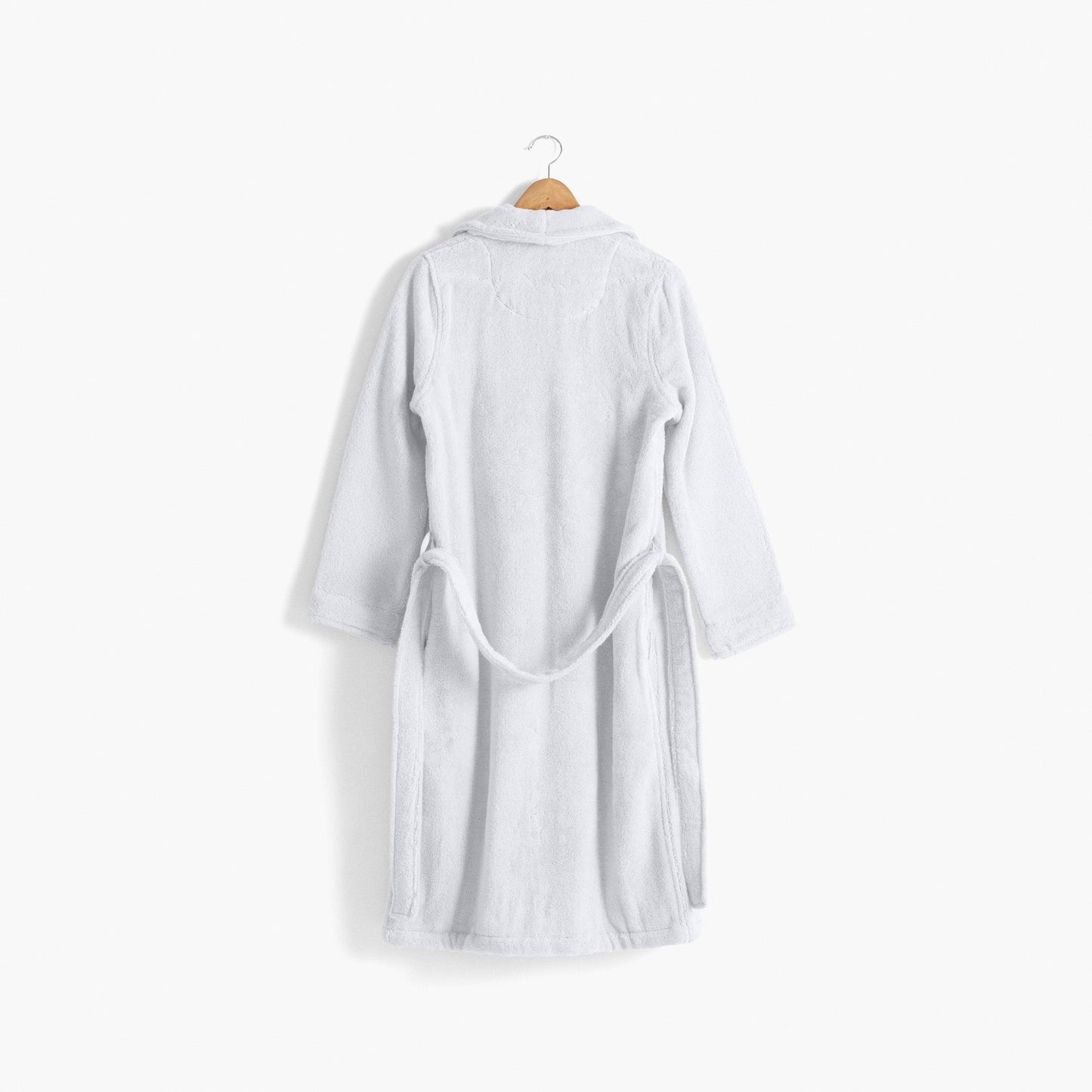 Ella White Cotton Women's Bathrobe - Kitchen & Dining image 3
