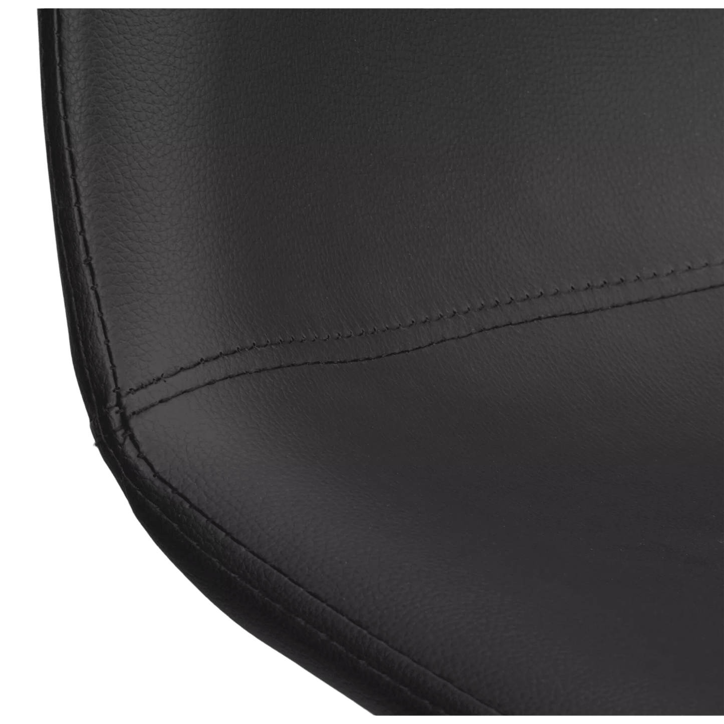 Faux Leather and Metal Dining Chair - Misc image 6