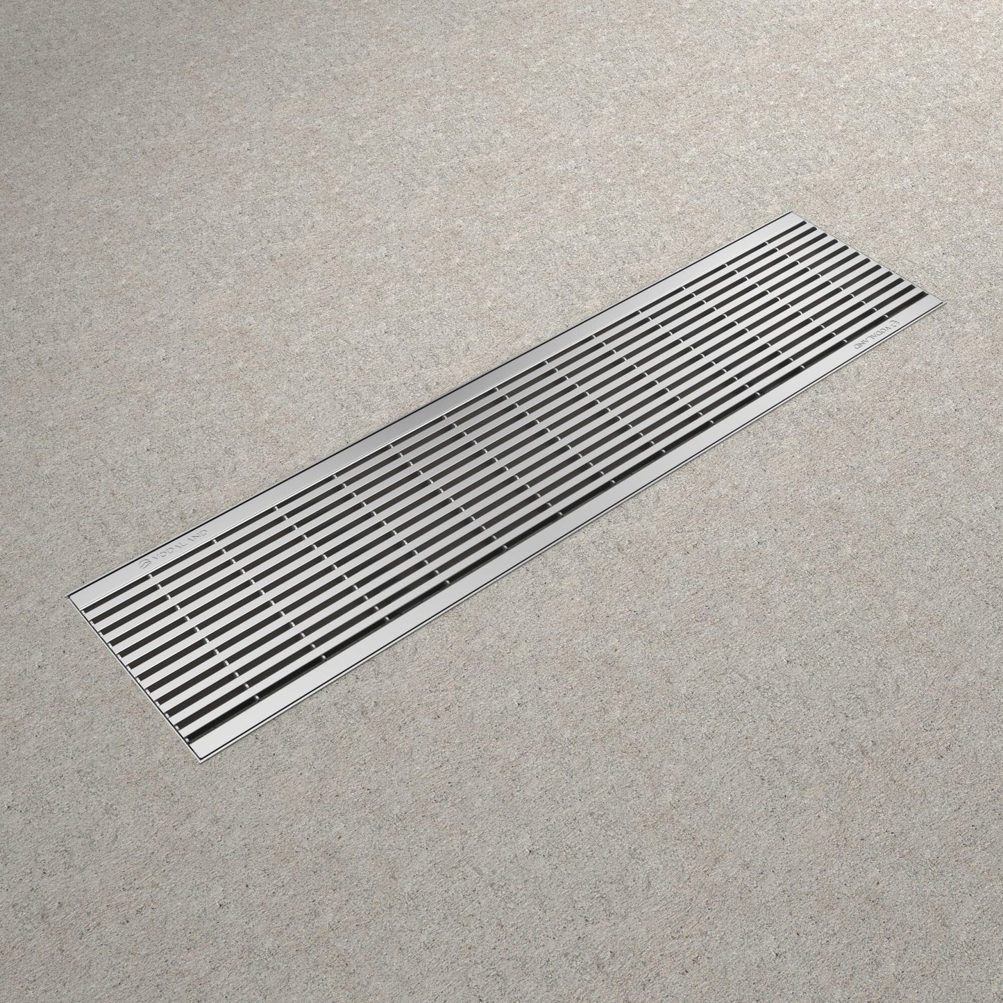8" BASE Stainless Steel Frame for Linear Grates - Bedding image 5