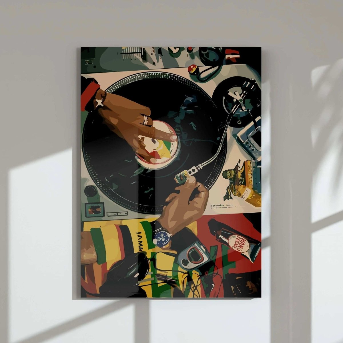 Abstract Black Man Wall Art Set of 12 - Home Decor image 10