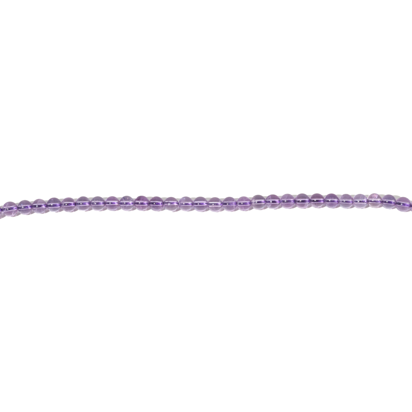 Amethyst Light Purple Round Strand 7" - 6mm - Misc image 2