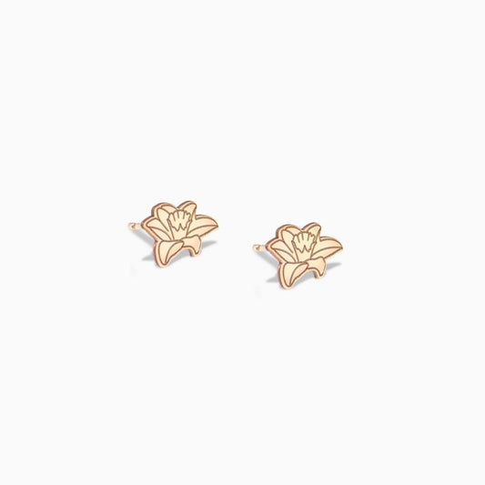 Birth Flower Earring - Jewelry image 1