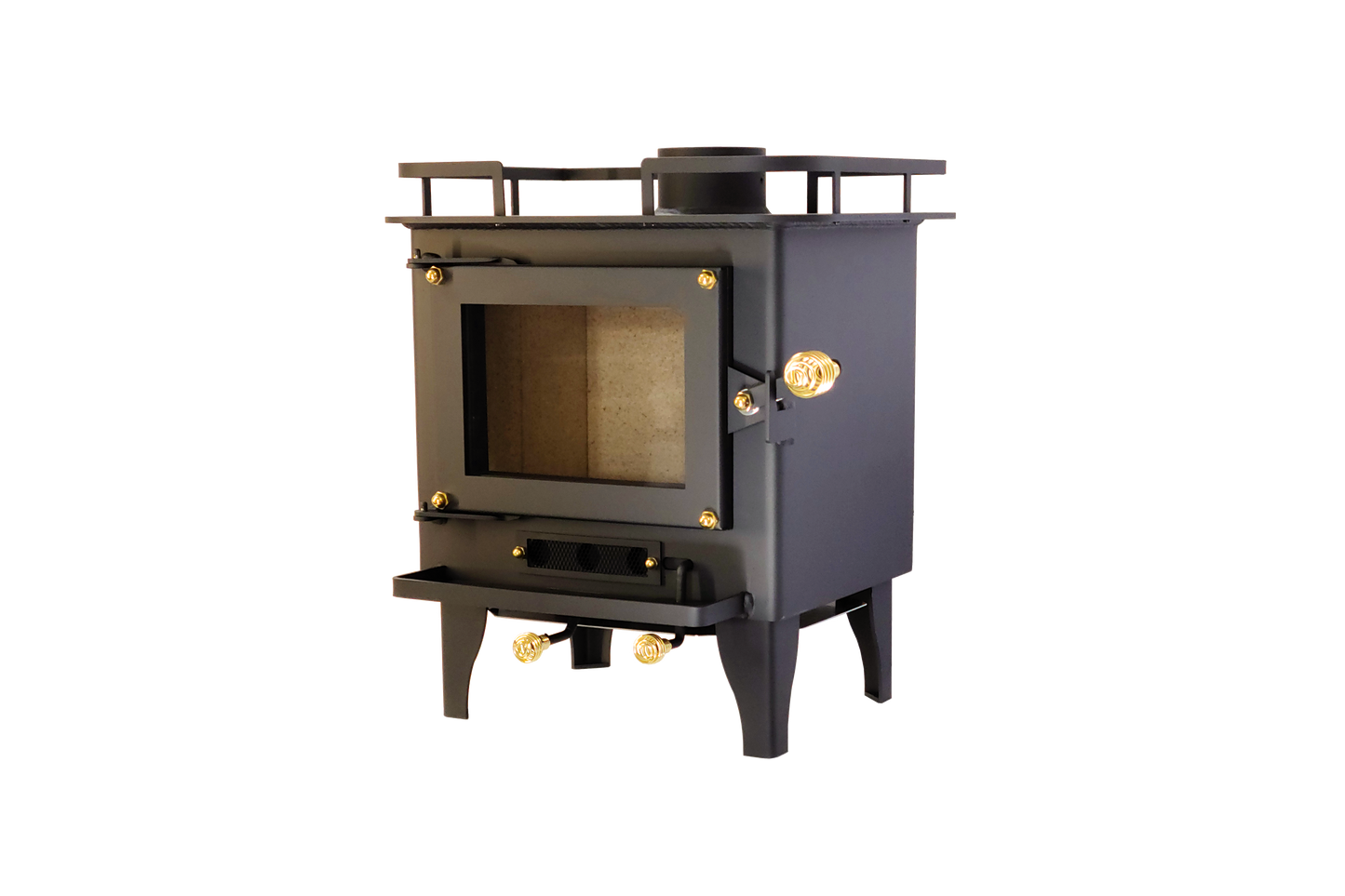CB-1210-BL Grizzly Cubic Mini Wood Stove Black - Misc image 8