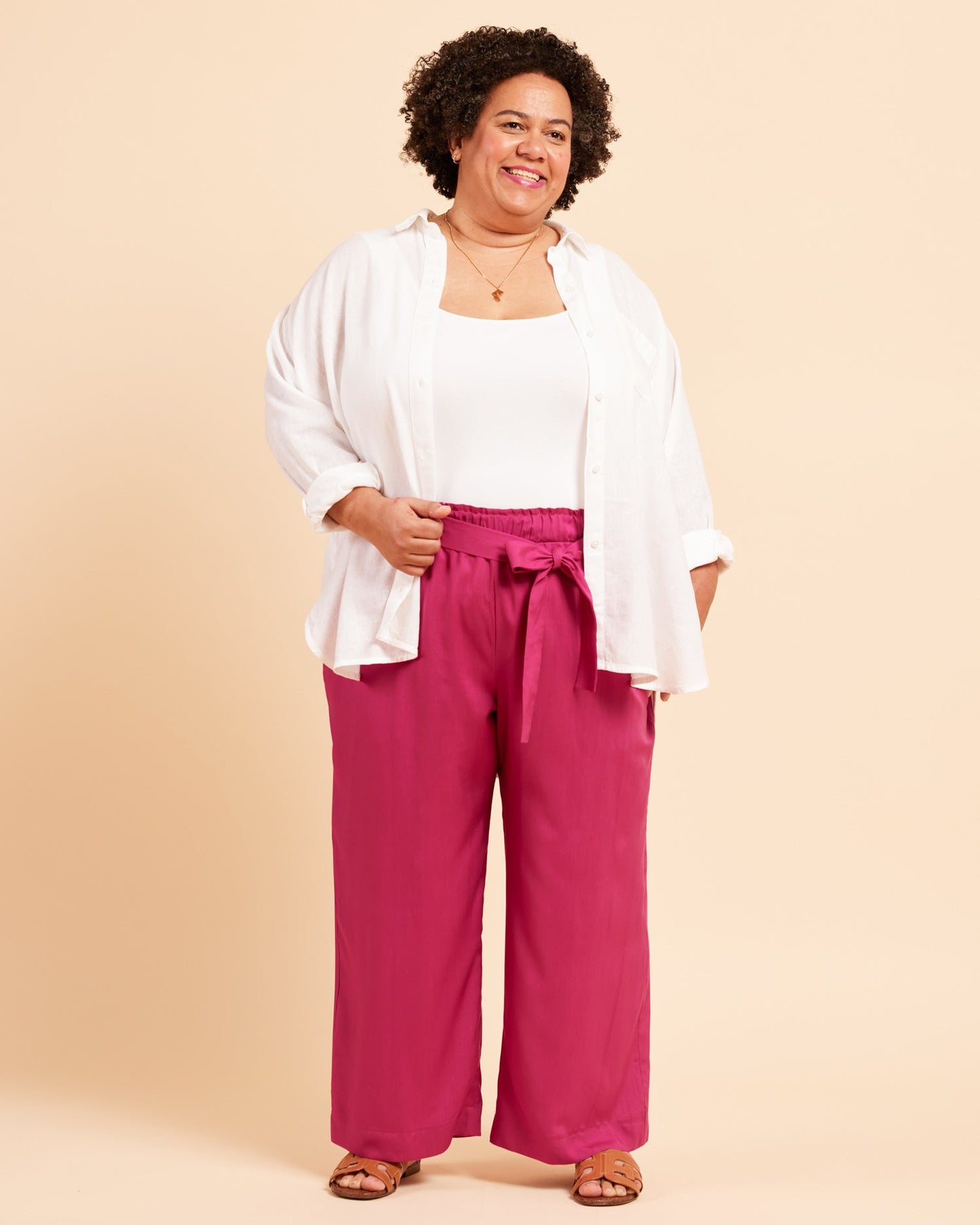 Everett Pants + Shorts Kit | Tourmaline Pink EcoVero Viscose - Misc image 2