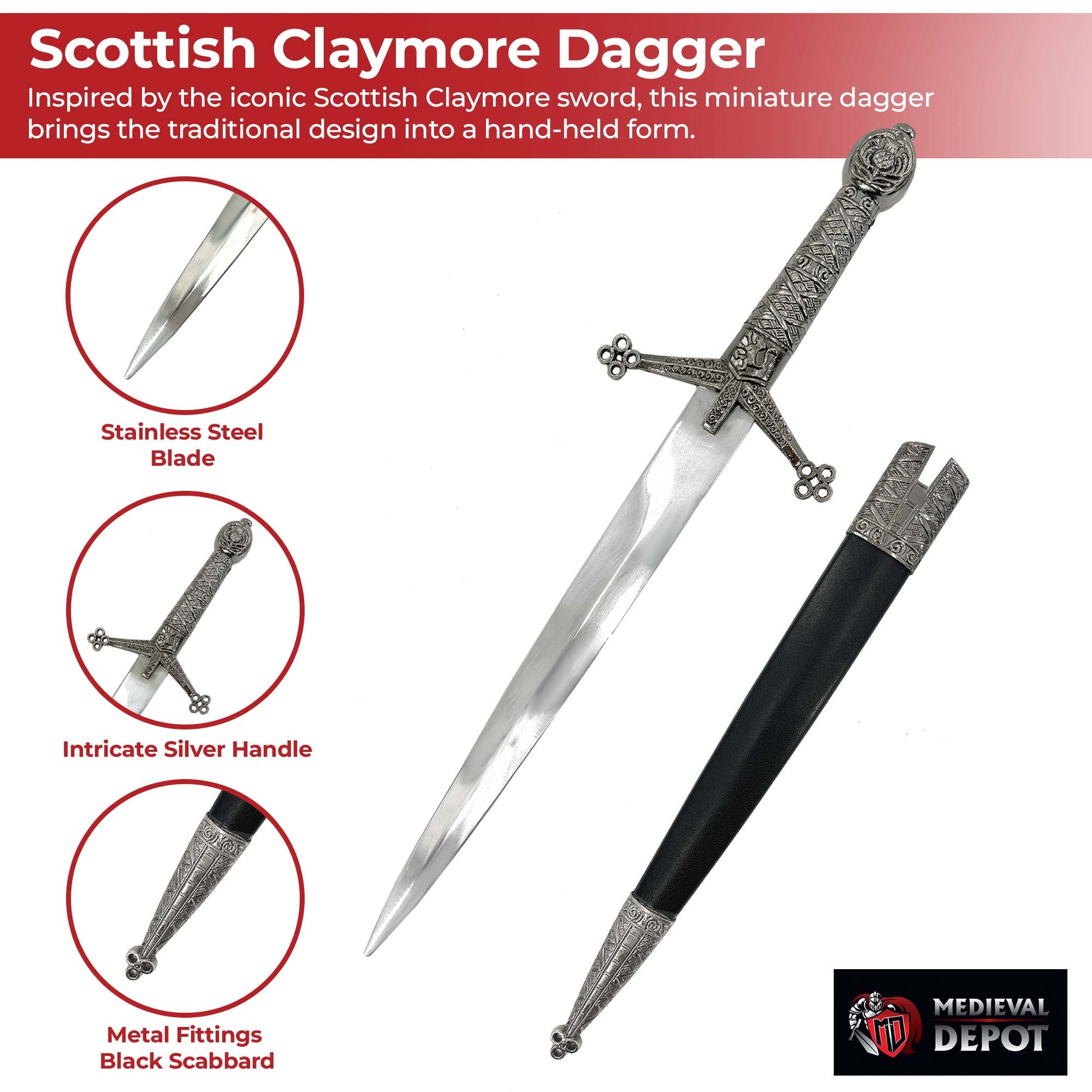 Claymore Dagger - Home Decor image 3