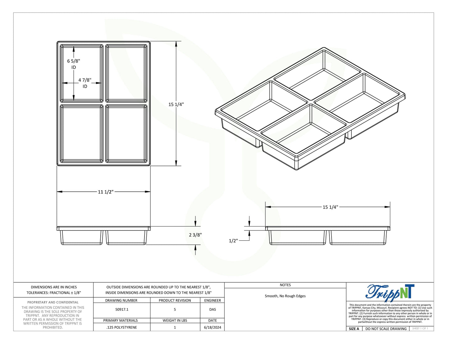 4 Compartment Drawer Organizer for Core Carts - Misc image 6