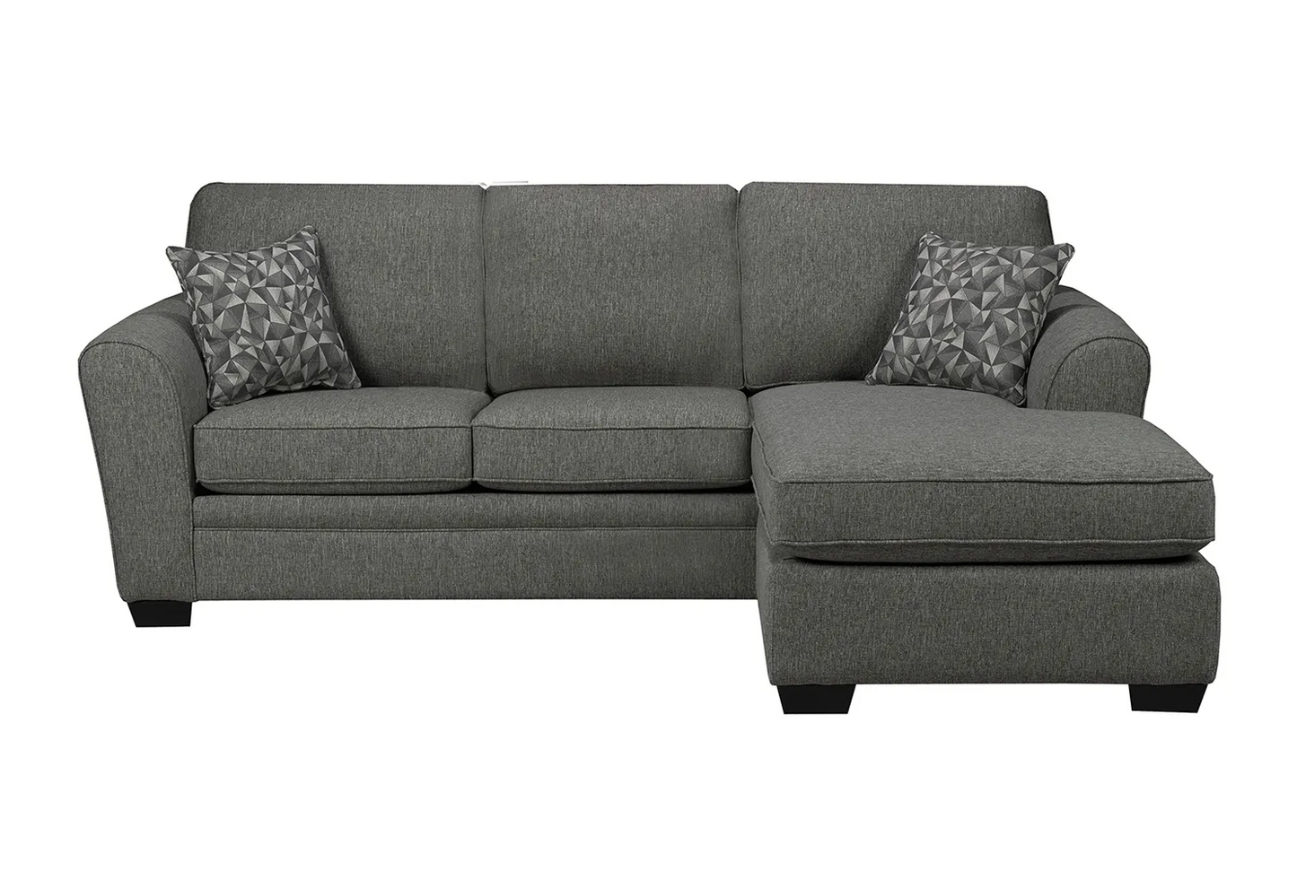 Calcato LHF/RHF Configurable Sectional - Dark Grey - Furniture image 1