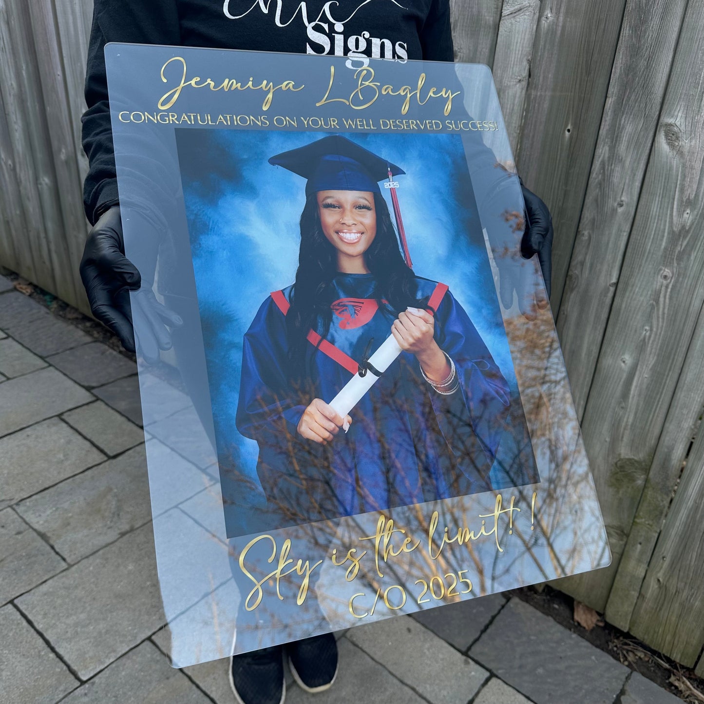 Photo Welcome Sign for Graduation - Bedding image 19