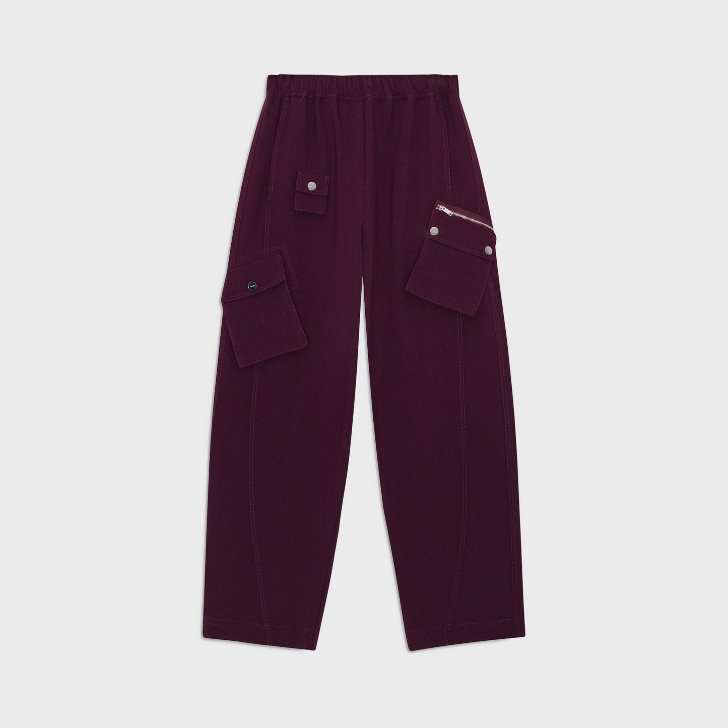 Ganni Future Twill Suiting Elasticated Pants - Port Royal - Apparel image 1