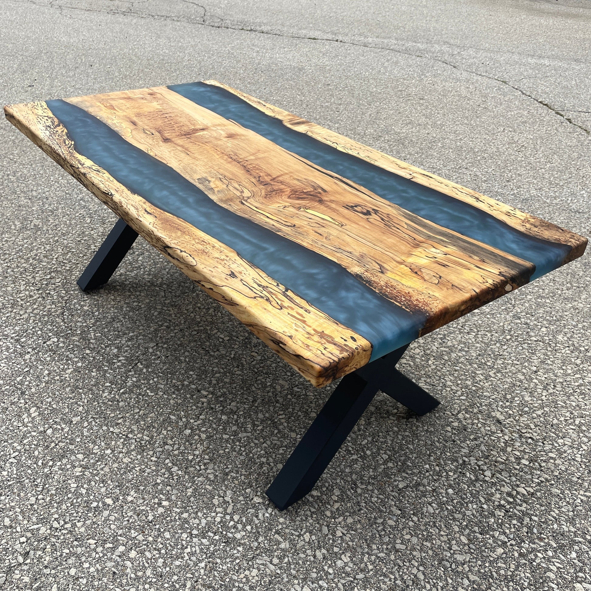 Spalted Maple River Coffee Table - Furniture image 4