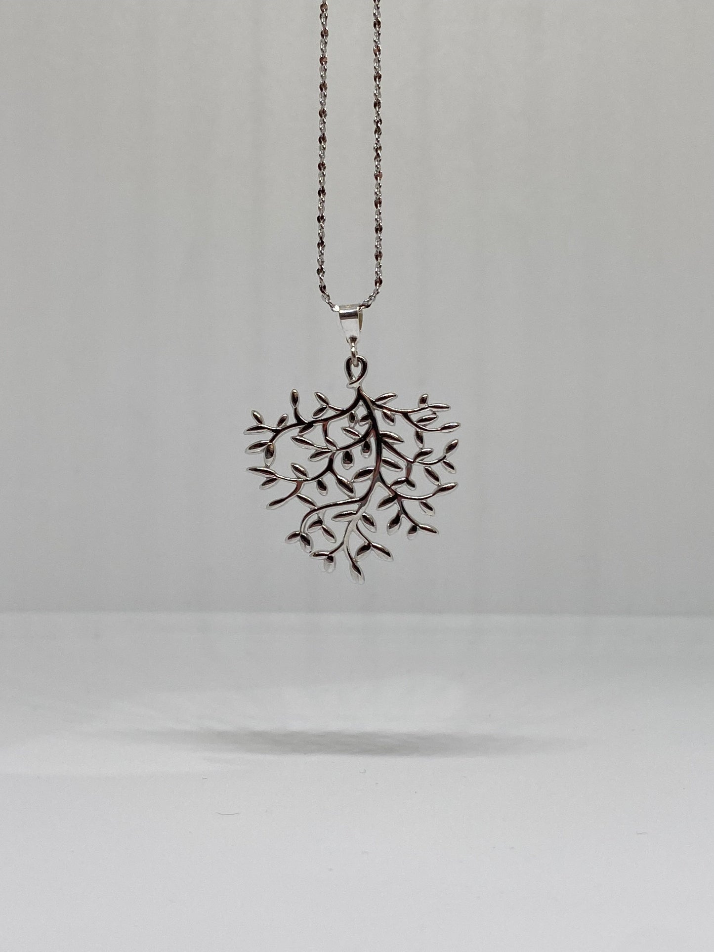 Sterling Silver Tree Pendant - Jewelry image 1