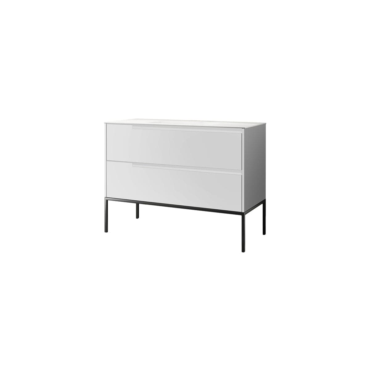 Ines 48’’ - Vanity on Legs 2 Drawers - Furniture image 2