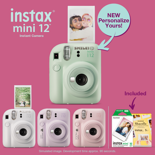 Personalized instax mini 12™ Instant Camera with Instant Film - Accessories image 1