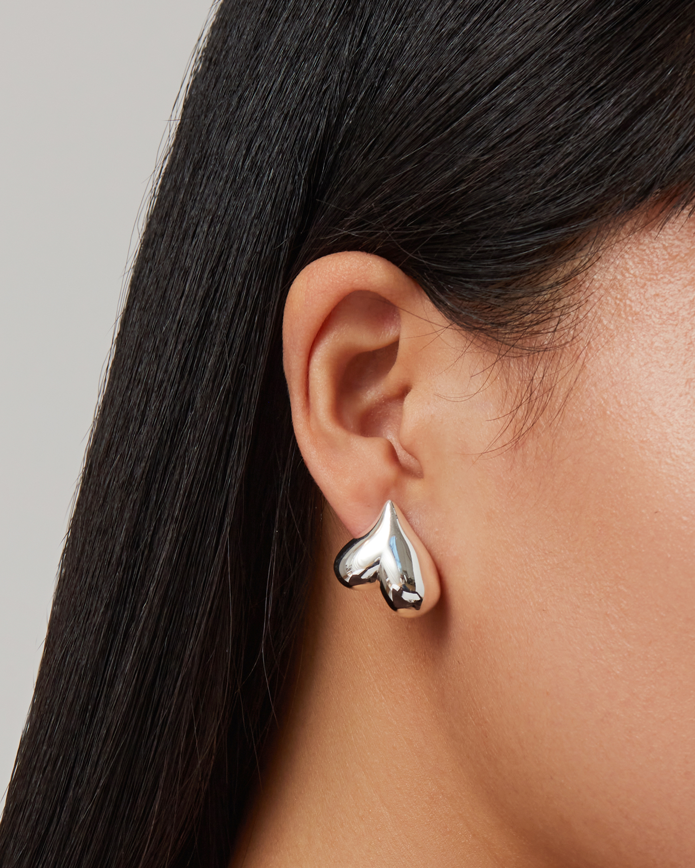 Art Heart Button Earrings - Misc image 4