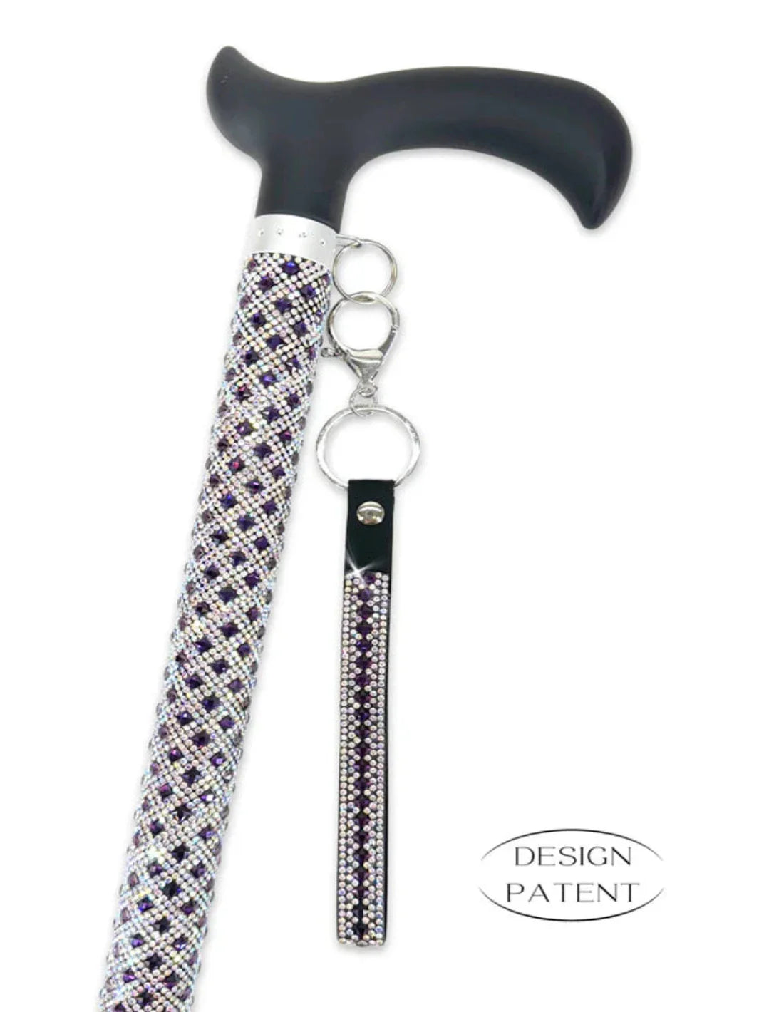 Jacqueline Kent Fancy Walking Cane - Rhinestone Encrusted - Accessories image 8