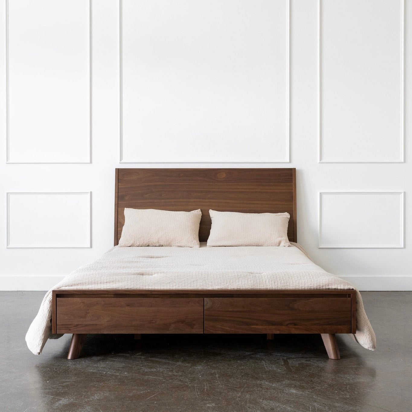 Joey - Walnut Storage Bed - Furniture image 6