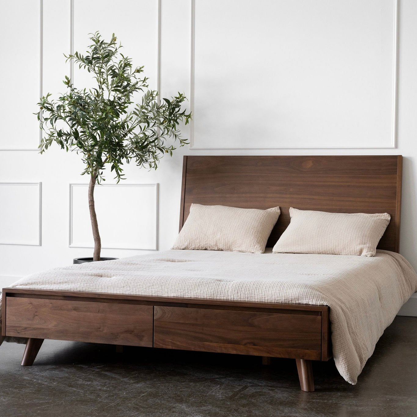 Joey - Walnut Storage Bed - Furniture image 19