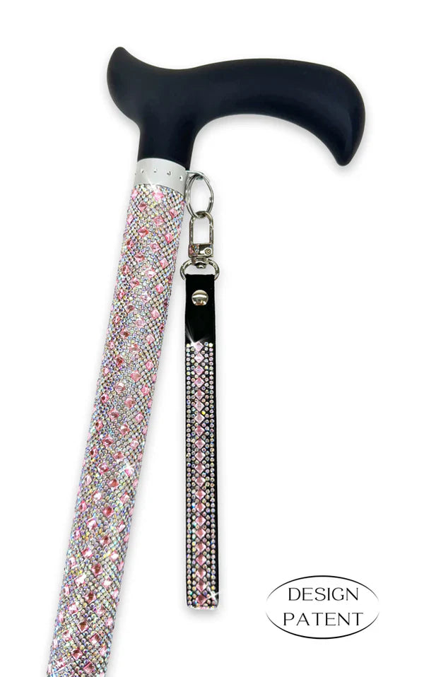 Jacqueline Kent Fancy Walking Cane - Rhinestone Encrusted - Accessories image 4