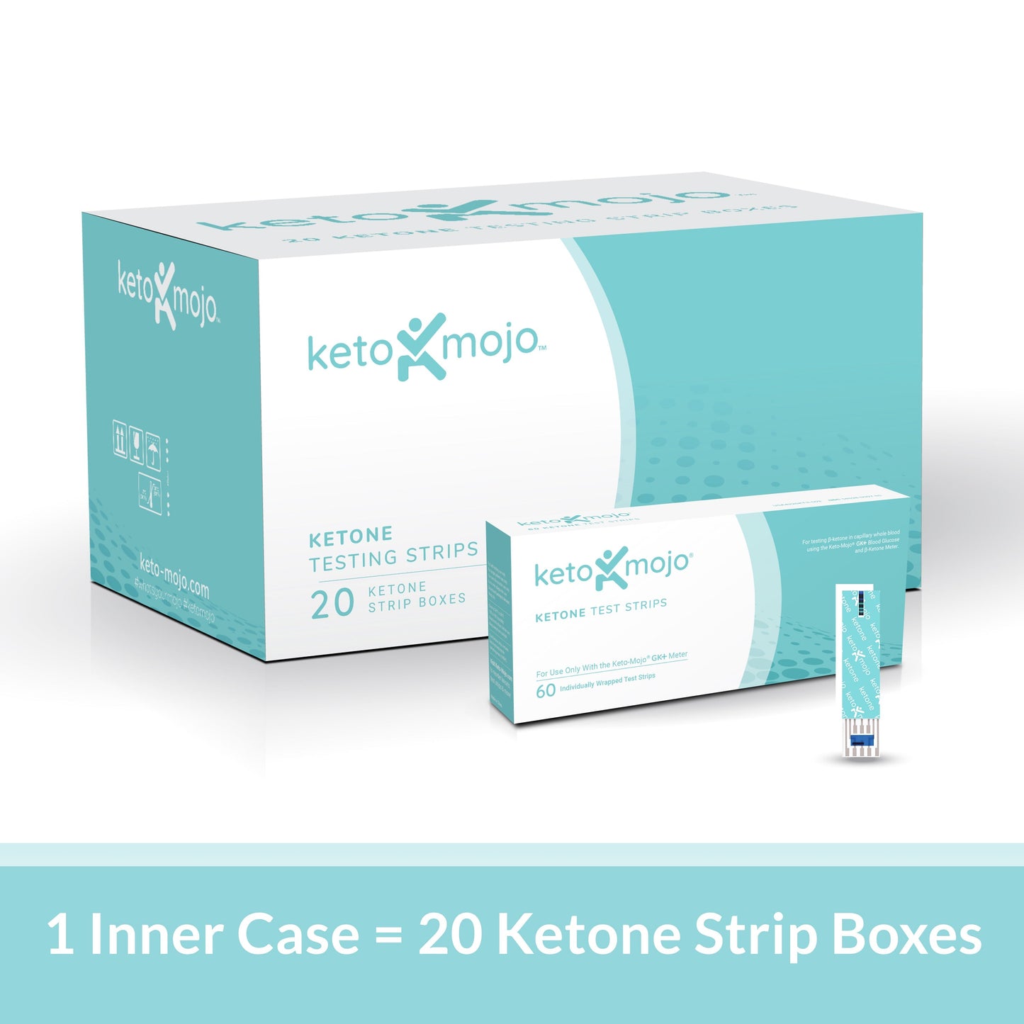 Master Case - GK+ Ketone Test Strips (20 units) - Misc image 1