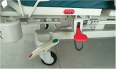 High End Fully Electric hospital bed with 5 functions PKG with mattress and 4 PP split side rails with 2 controller rails & nurse assists controller (JJ1065) - Misc image 5