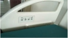 High End Fully Electric hospital bed with 5 functions PKG with mattress and 4 PP split side rails with 2 controller rails & nurse assists controller (JJ1065) - Misc image 6