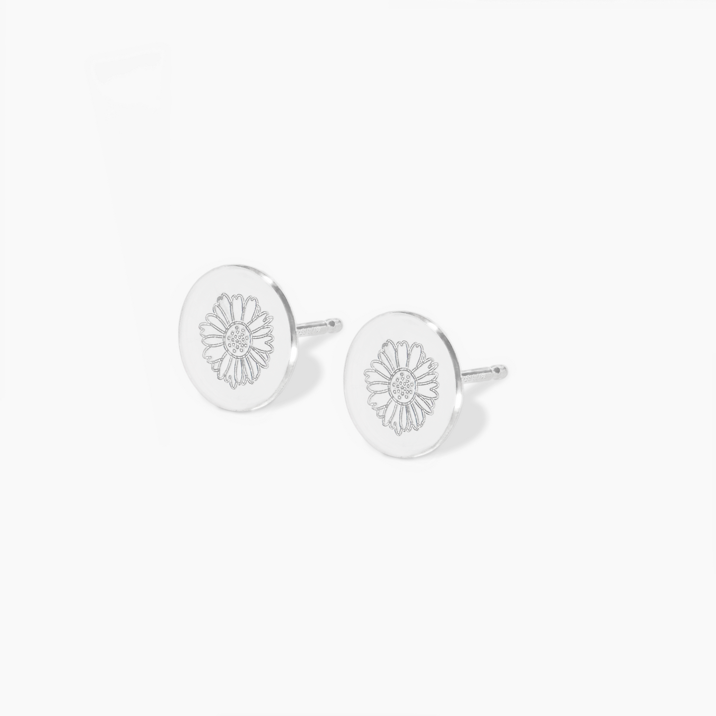 Birth Flower Disc Earring - Jewelry image 8
