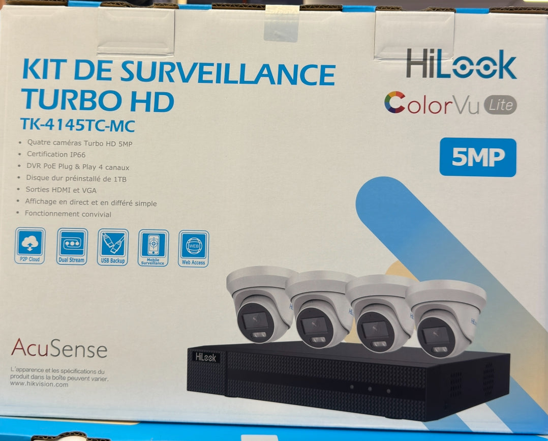 HiLook TK-4145TC-MC 4-Channel 5MP ColorVu Lite DVR Kit - Gadgets image 5