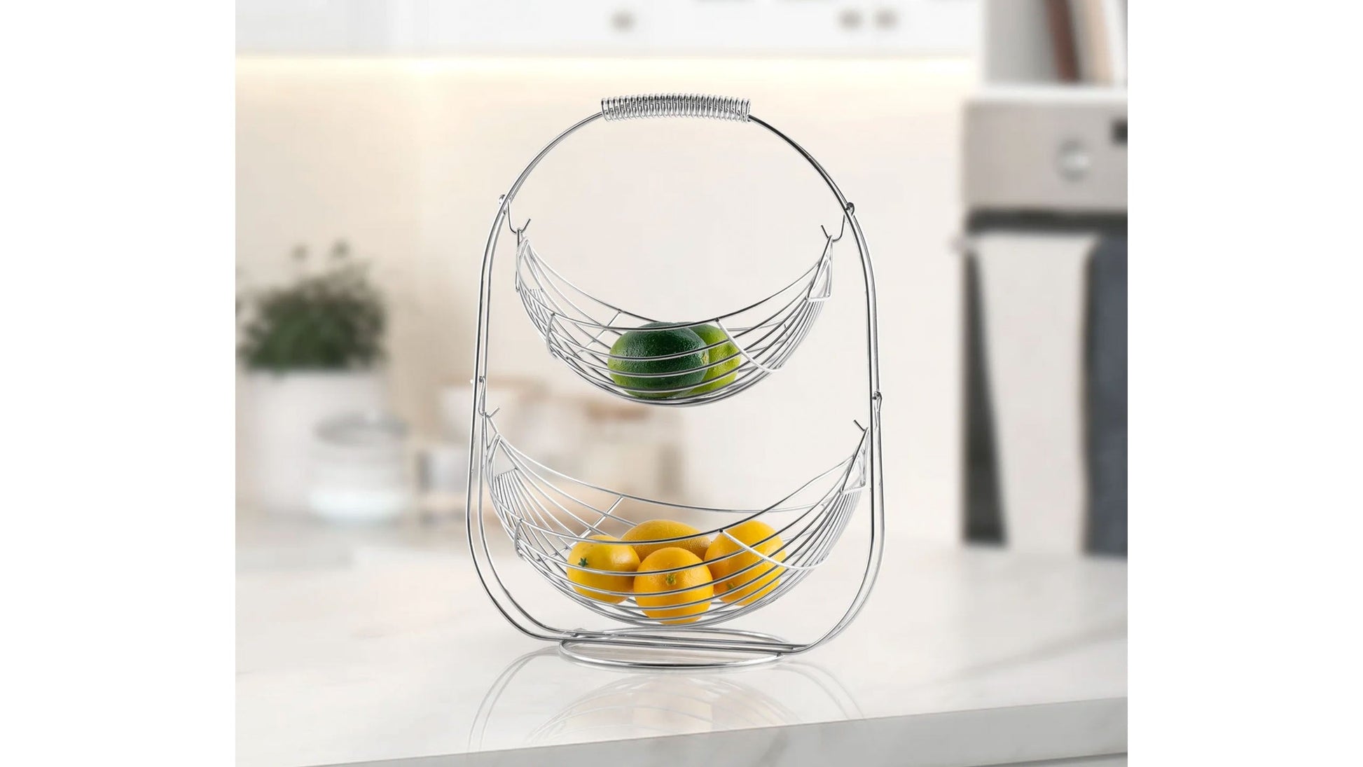 SWING 2 TIER FRUIT BASKET - Kitchen & Dining image 5