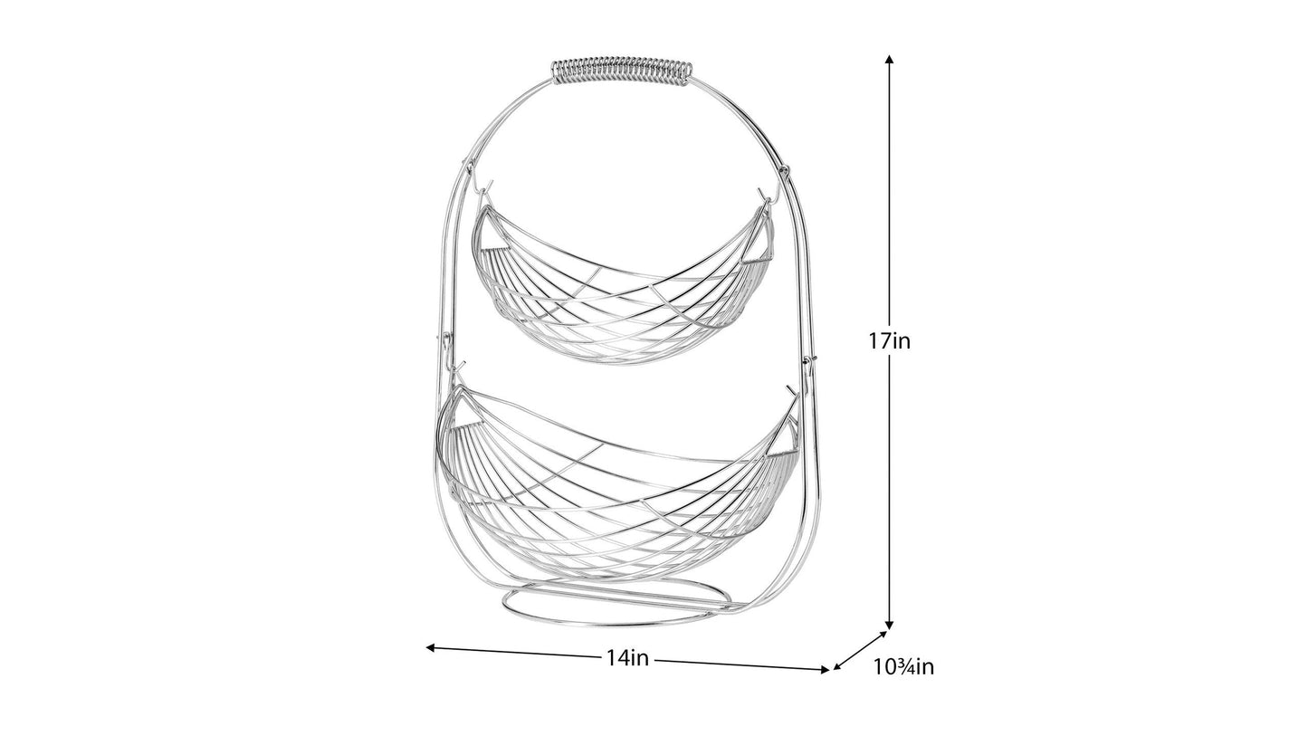SWING 2 TIER FRUIT BASKET - Kitchen & Dining image 4