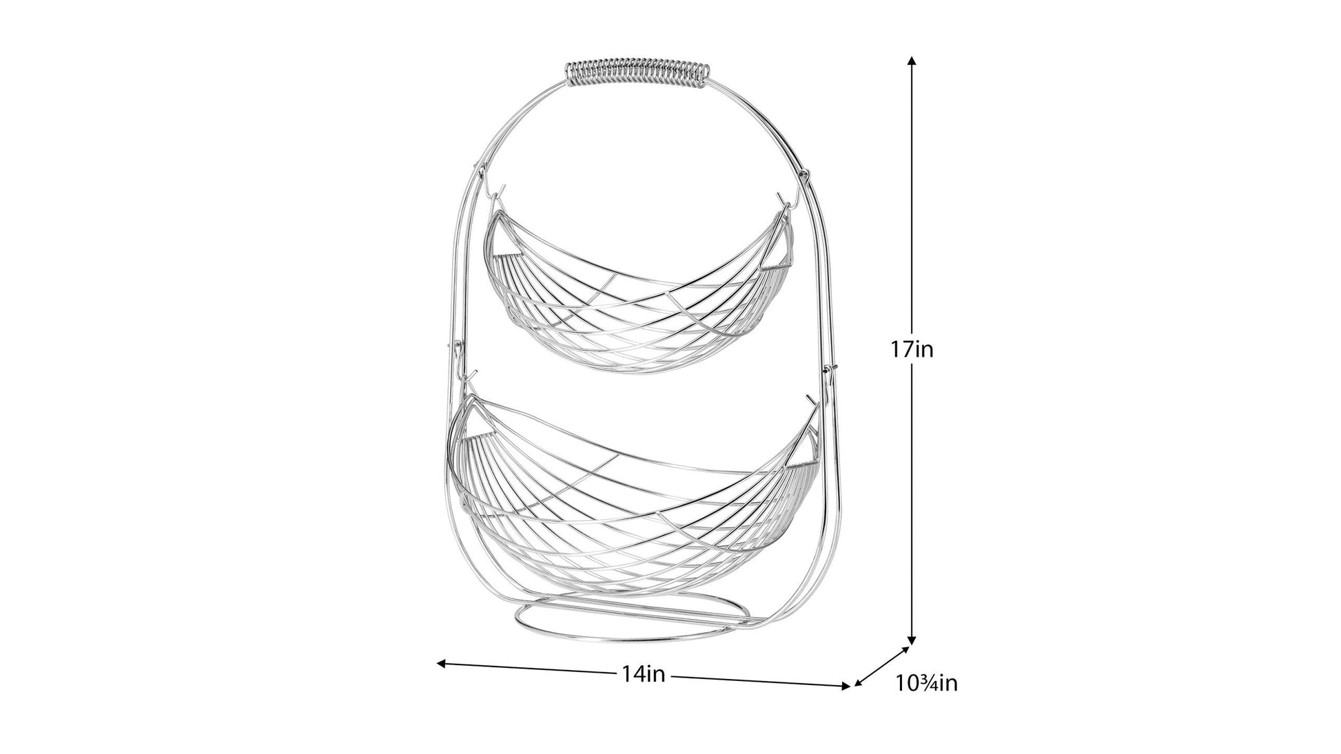 SWING 2 TIER FRUIT BASKET - Kitchen & Dining image 4