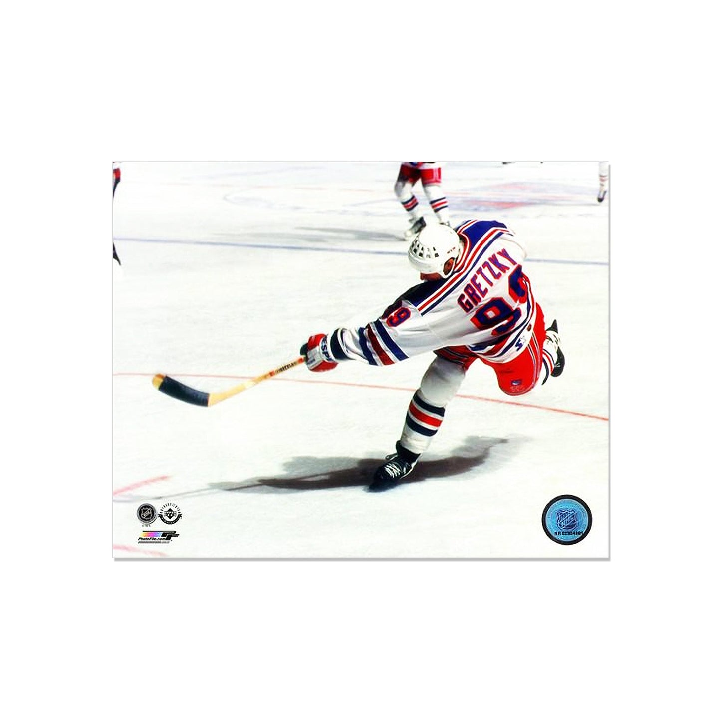 Wayne Gretzky New York Rangers Engraved Framed Photo - Action - Toys & Games image 2