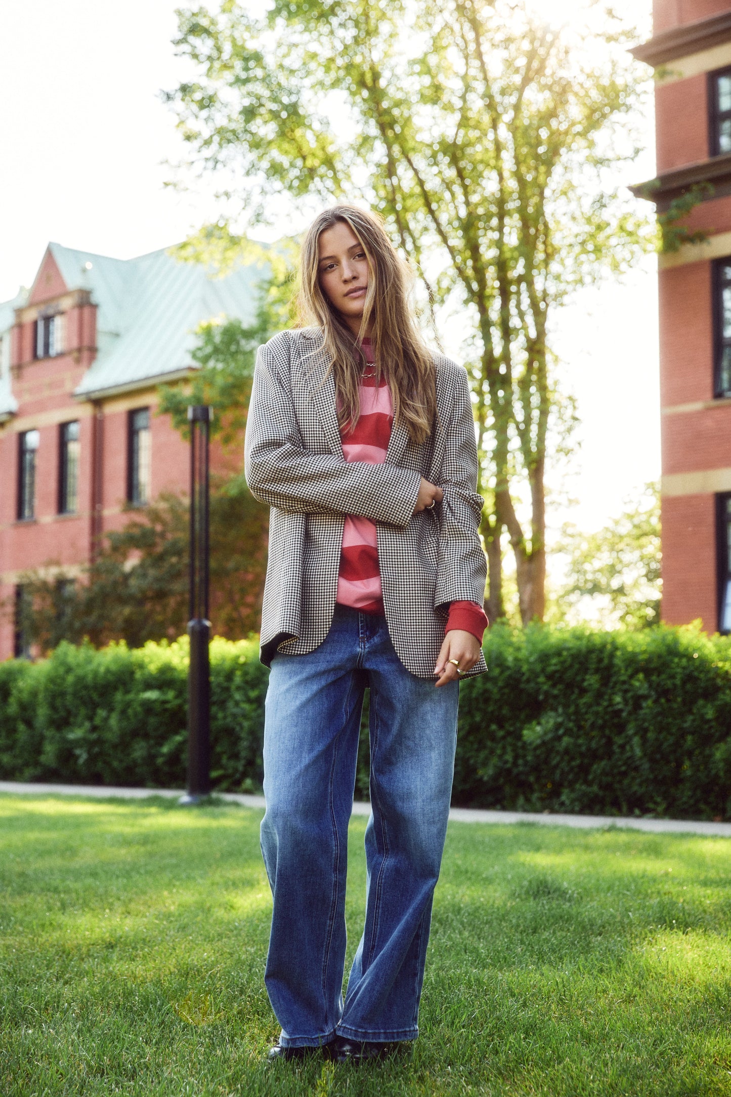 Veston ample à carreaux - 3014 - Misc image 7