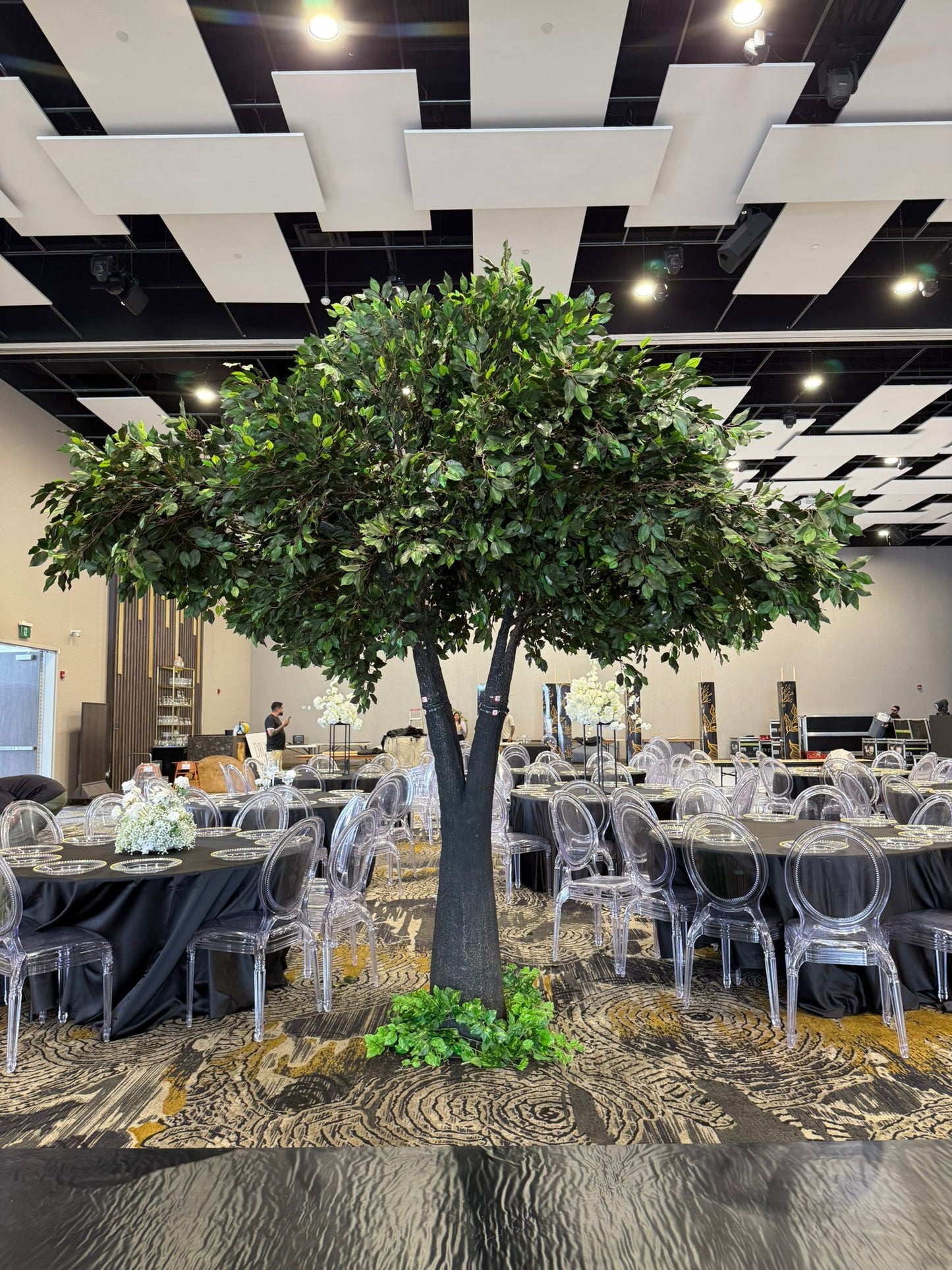 12ft Artificial Ficus Tree - Apparel image 7