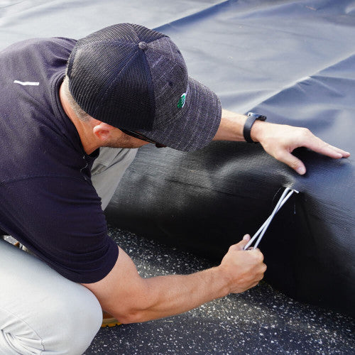 BD-44-WB-L L-Bracket Spill Containment Berm, Black - Kitchen & Dining image 5