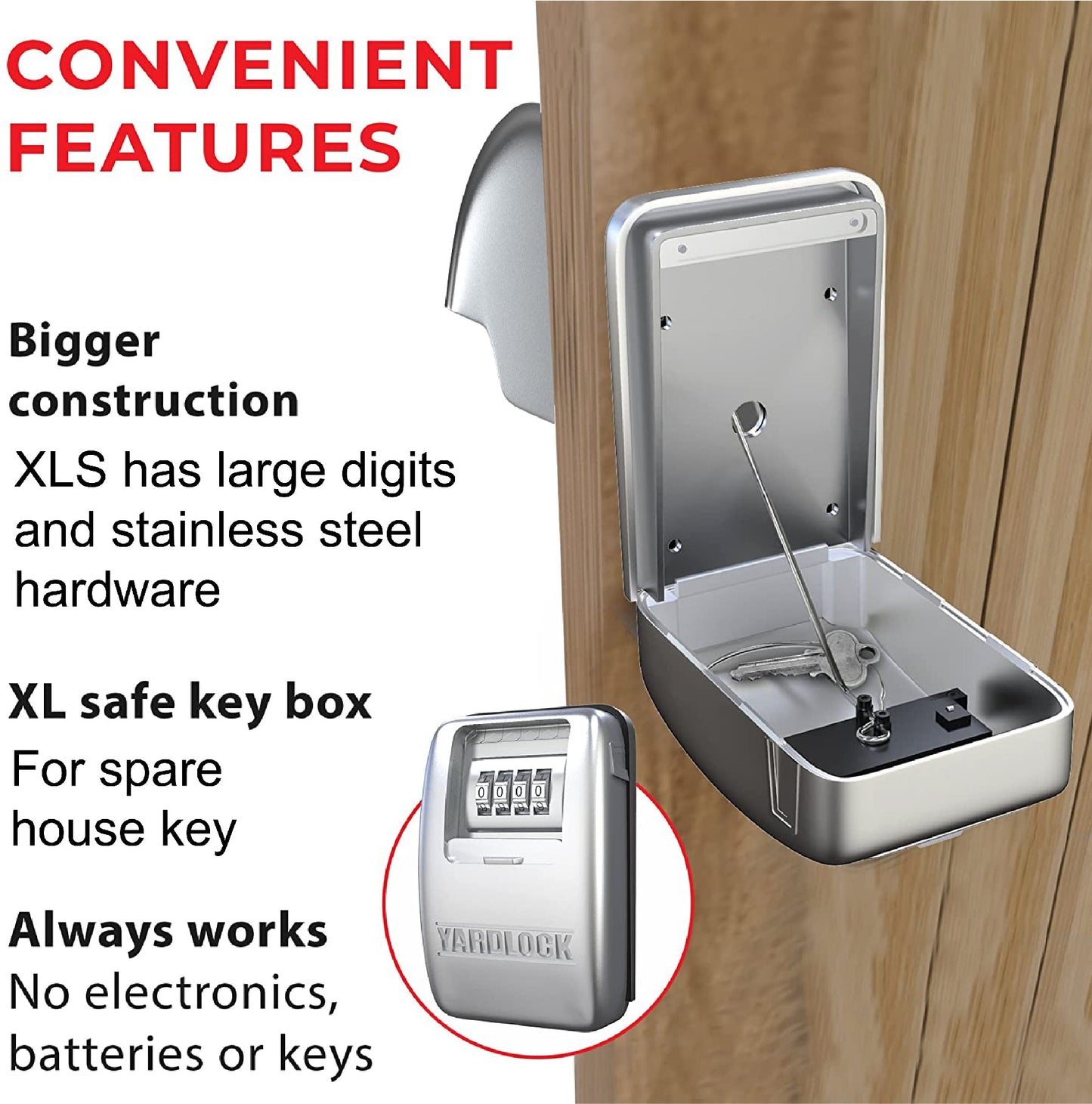 Gate Lock XLS Heavy Duty - Strong Durable stainless steel system - Kitchen & Dining image 6