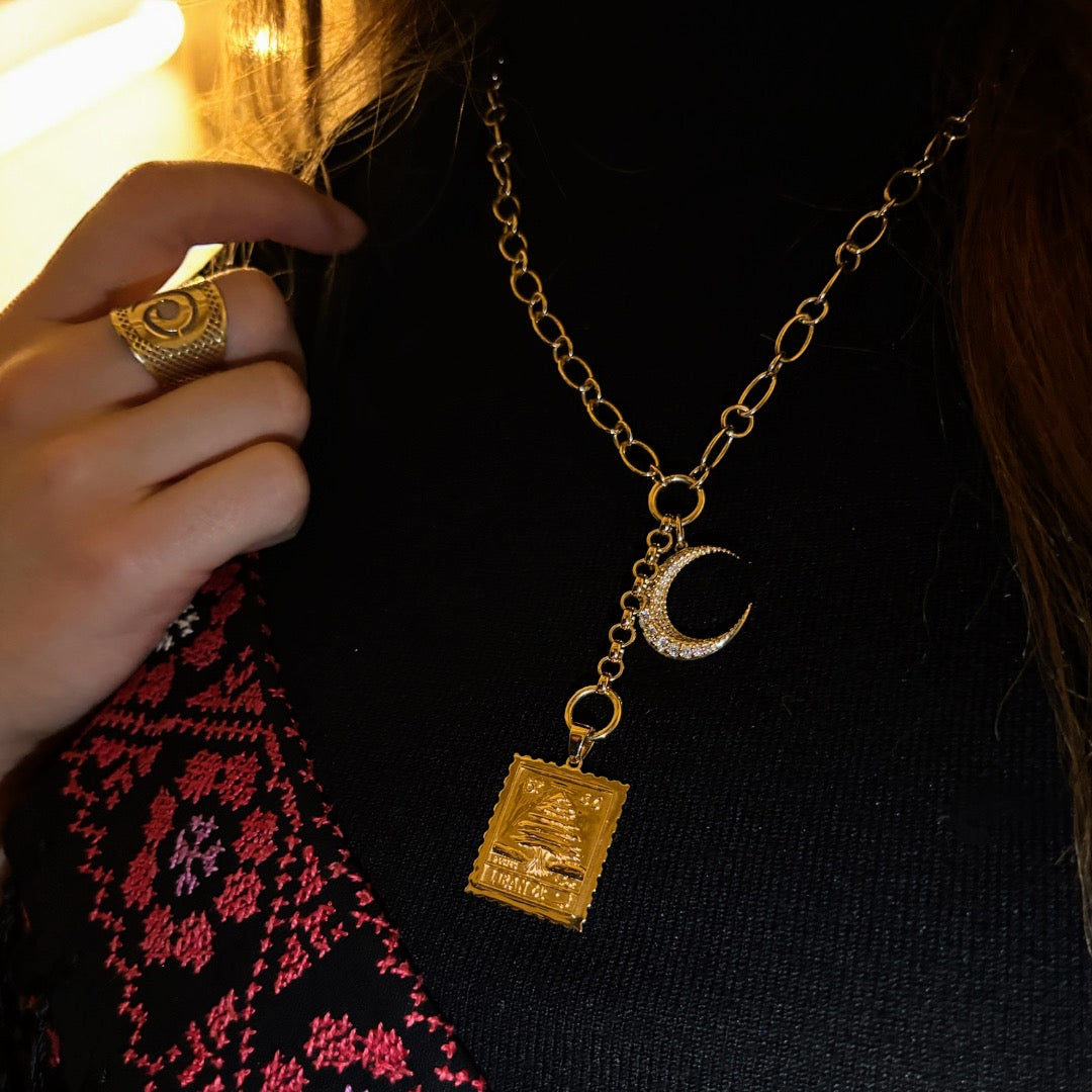 Postage Stamp Pendant - Jewelry image 2